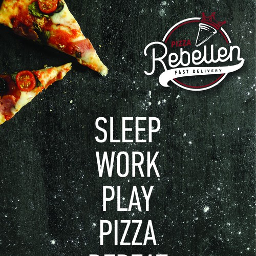 Pizza Rebellen Postcard