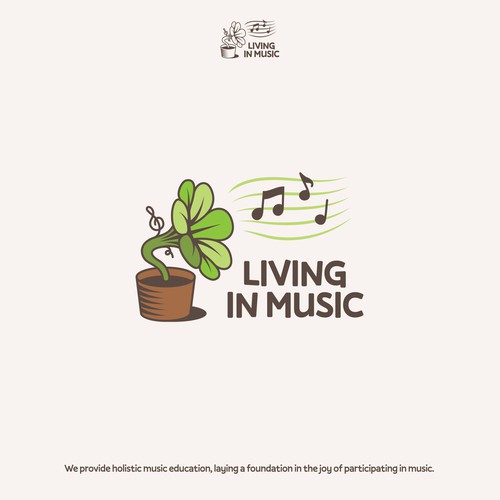A Fun Illustrated Logo for a Music Education Platform