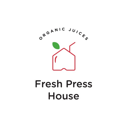 Create a fresh clean logo for an organic cold-pressed juicery in Italy!