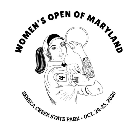 Women's Open of Maryland | Disc Golf League Logo