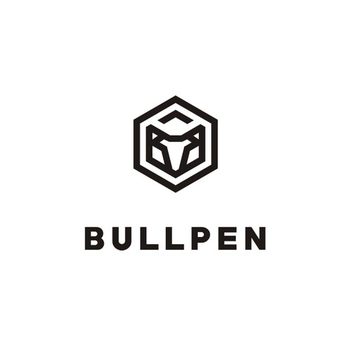 Modern Bull Head Logo