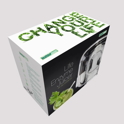 packaging design for manual juicer
