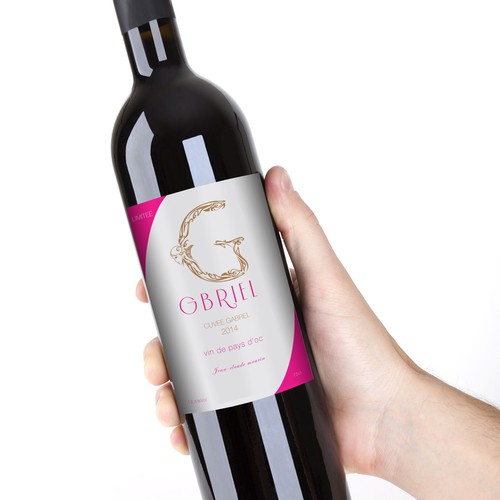étiquette bouteille vin série limitée 2014
