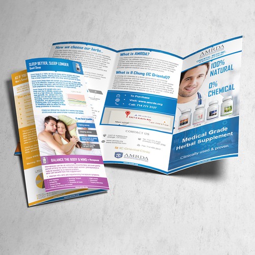 Tri Fold Brochure for AMRDA