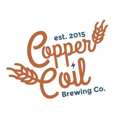 Create a logo for Houston's Newest Craft Brewer! Copper Coil Brewing Co.