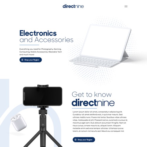 Great New Website for a Global Electronics Retail Brand