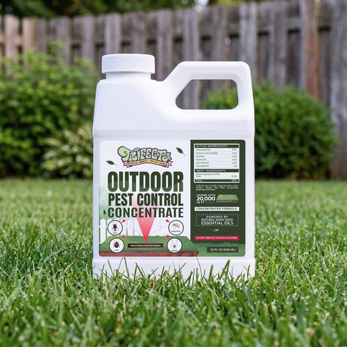 Label Design for Natural Outdoor Pest Control