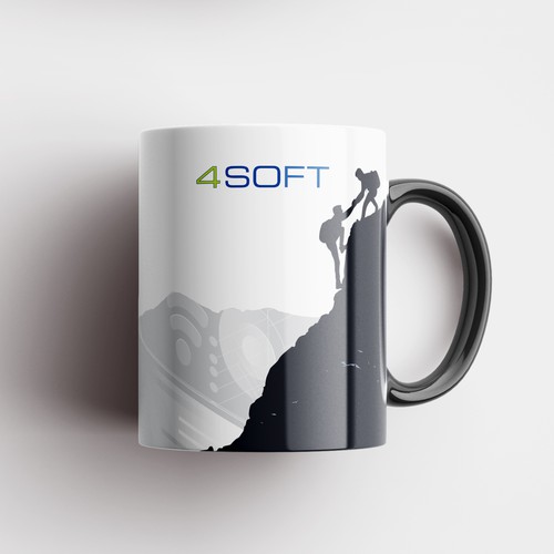 Mug design for software company