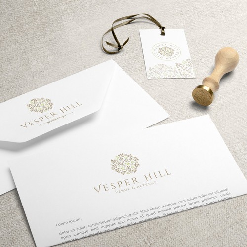 Brand Identity for Vesper Hill, Venue & Retreat