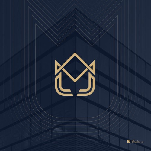 Minimal Logo design for construction firm LION LIFE Builders