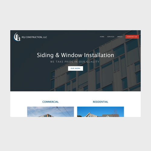 Clear Buttons and blue-themed Construction