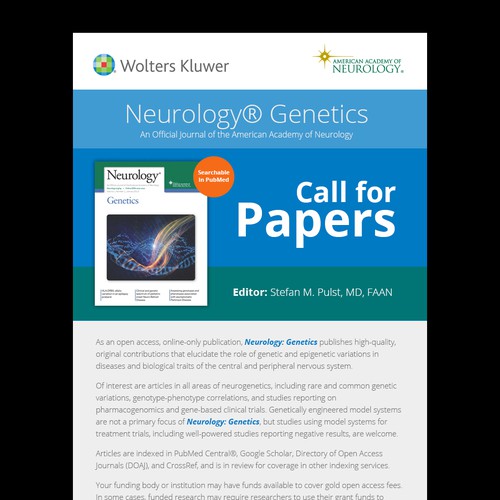 Medical publication - call for papers email