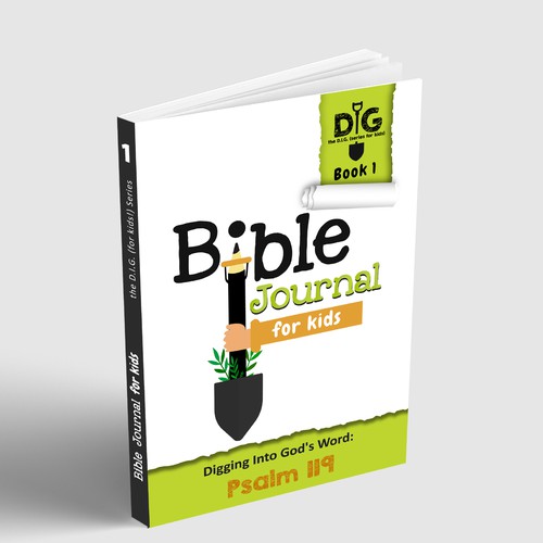 Book cover concept for Bible Journal for kids