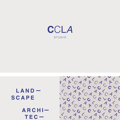 Studio CCLA Architecture studio brand identity