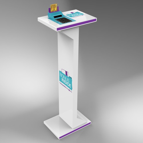 Create a 3D Design for a payment terminal