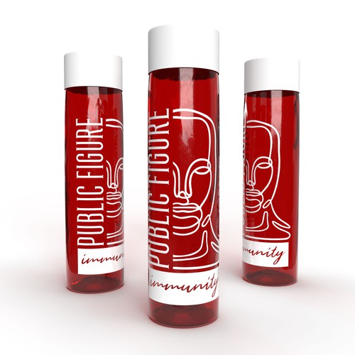 Label design for a Juice infused with vitamins