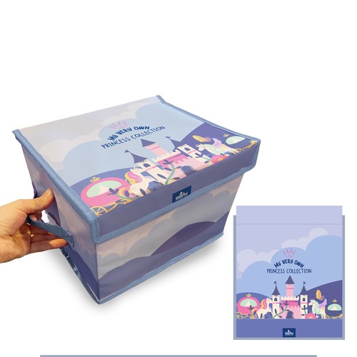 Box packaging design for kid clothes wardrobe