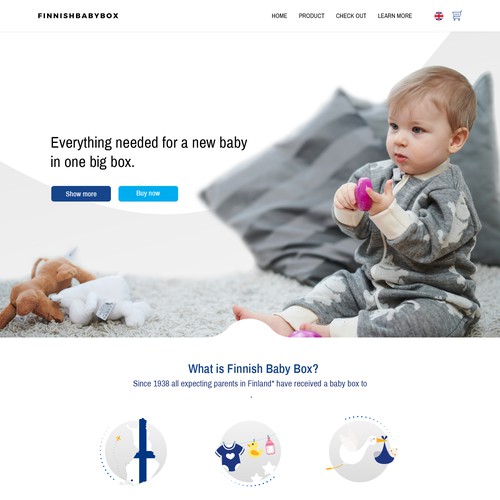 Finnish Baby Box website