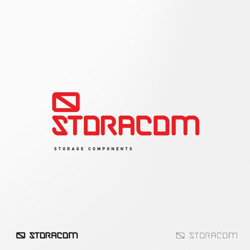 Clean take on a storage company logo