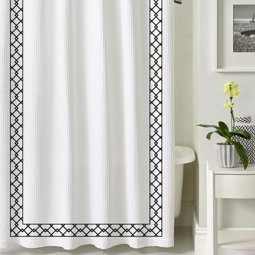 Elegant simple design for shower curtain