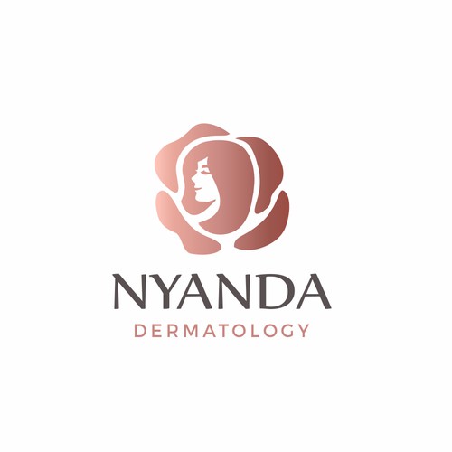 Bold logo concept for dermatology practice