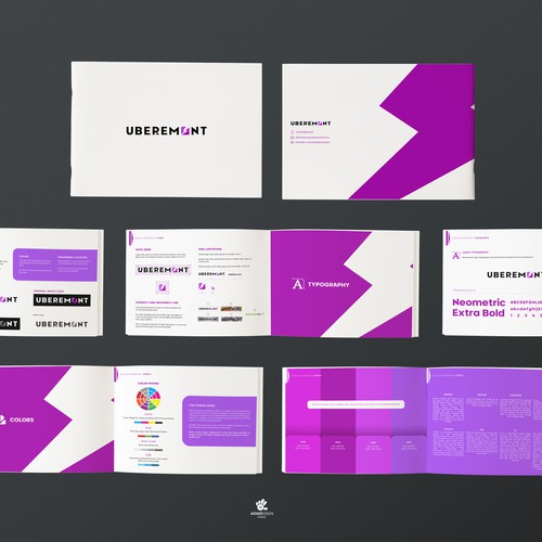Ubermont Logo Re-Design + Brand Guide Design