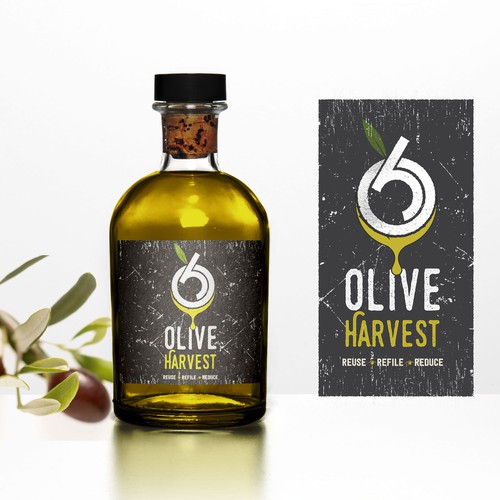 Minimalist Logo for a localized Olive Oil Vendor