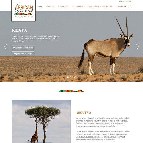 Design for an African Safari Company