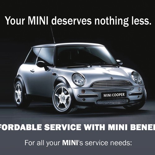 Flyer design for Mini of Montgomery