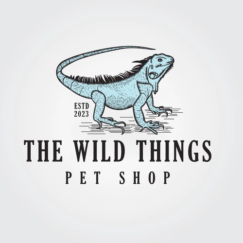 Logo Design for The Wild Things Pet Shop Brand