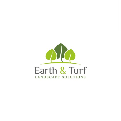 logo design for Earth & Turf, landscape Design