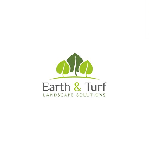 logo design for Earth & Turf, landscape Design