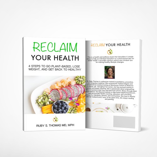 Reclaim Your Health Book Cover Design