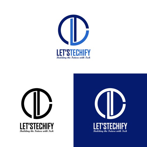 Monogram Logo Concept 4 for a Tech Company