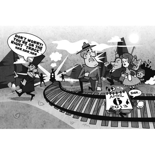 Save Date Illustration