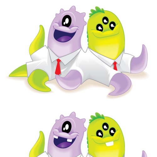 Catchy, beautiful and even cute mascot / character based logo.