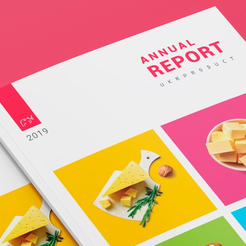 Design and layout of the annual report for Ukrproduct LLC