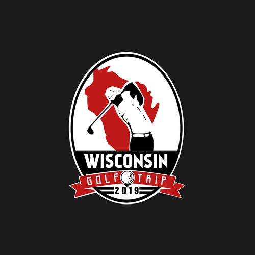 Contest Finalist of Logo for Wisconsin Golf Trip