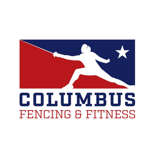 Logo for fencing academy