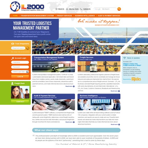 New website design wanted for IL2000 (Integrated Logistics 2000, LLC)