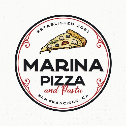 Marina Pizza and Pasta Logo Contest