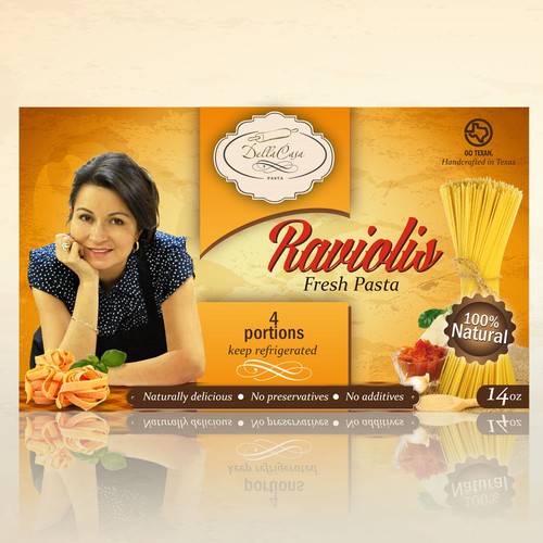 Create a label for natural, healthy, FRESH pasta products!!