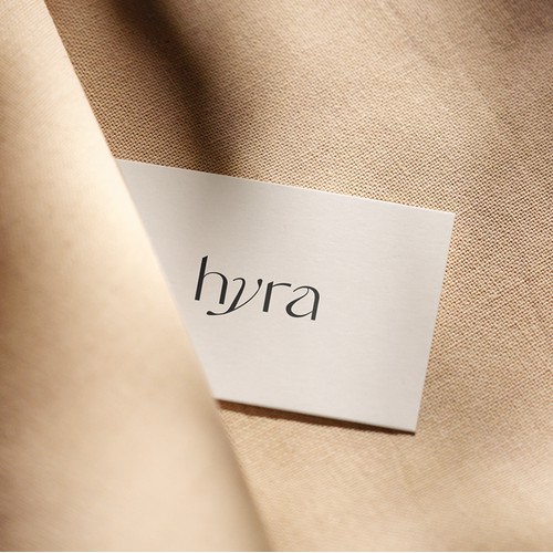Sophisticated, elegant and modern word mark with a custom created typography for a beauty and cosmetics brand