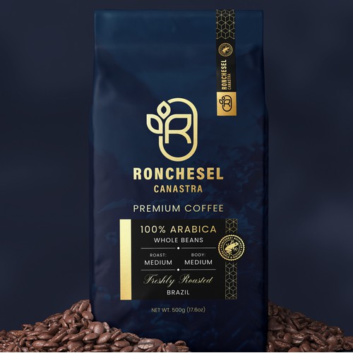 RONCHESEL Premium Coffee Label Design