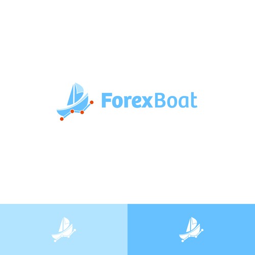Concept Logo for Forex Boat