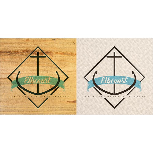 Logo concept for vintage maritime fashion & interior business