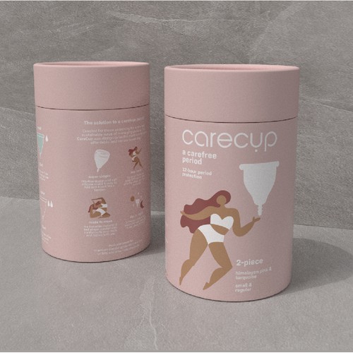 Recyclable Packaging Concept for a Menstrual Cup