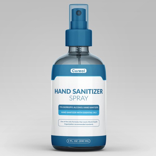 Hand Sanitizer Spray Label