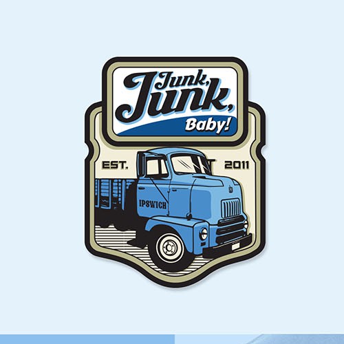 Retro, Classic logo concept for Junk Junk Baby!