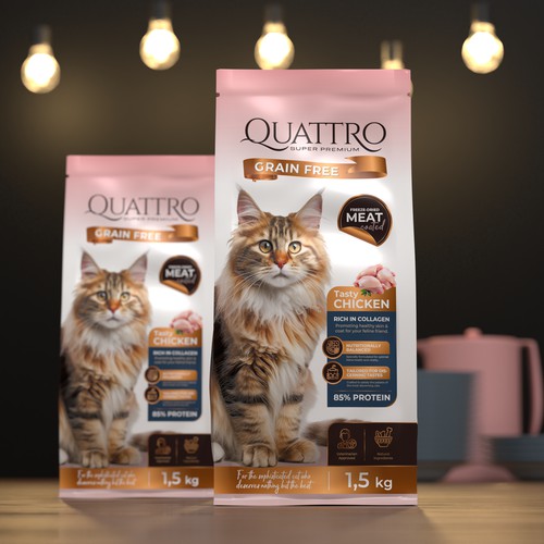 Super premium no grain dry cat food